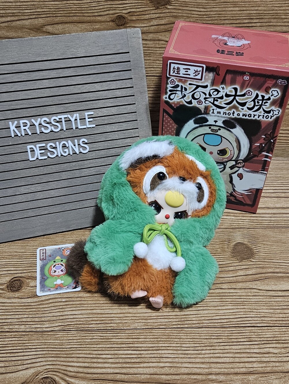 Baby Three I Am Not A Warrior Blind Box Confirmed Dinosaur Fox